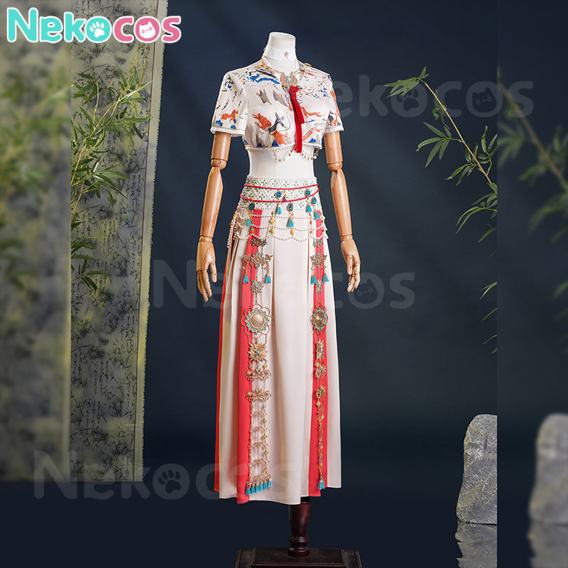 【Nekocos】Game Where Winds Meet Cosplay The Masked Troupe Cosplay Costume | Custom-Tailor