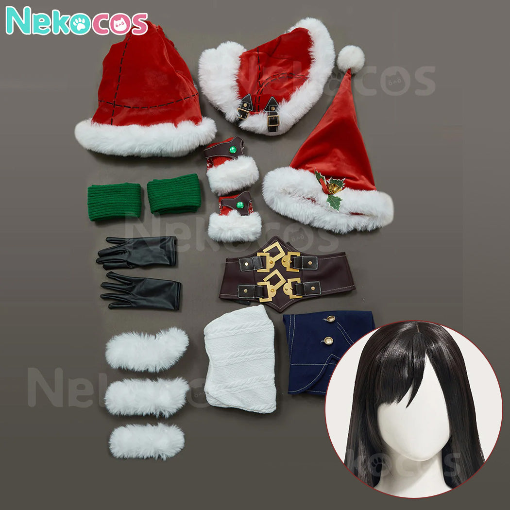 【Nekocos】Game Final Fantasy VII Cosplay Tifa Lockhart Inukai Komugi Christmas Cosplay Costume Premium Edition | Custom-Tailor