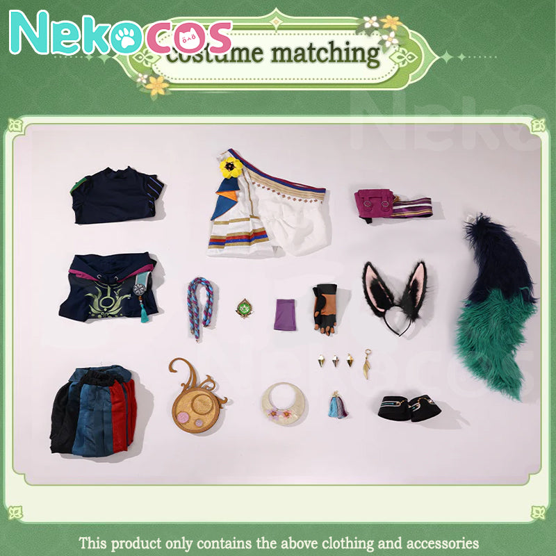 【Nekocos】Game Genshin Impact Cosplay Tighnari Cosplay Costume Premium Edition | In Stock