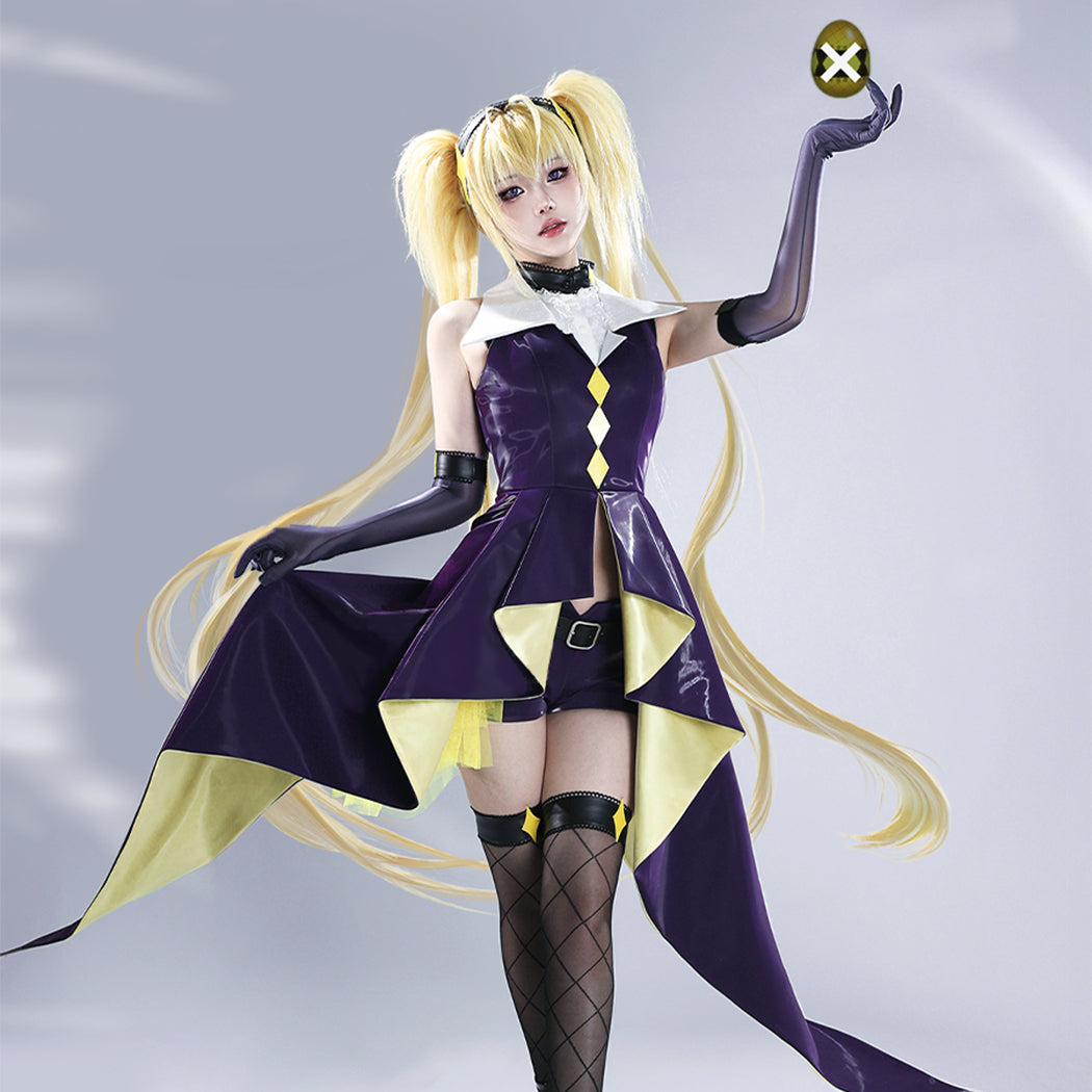 【Nekocos】Anime Shugo Chara! Cosplay Dark Jewel Cosplay Costume Premium Edition | Custom-Tailor