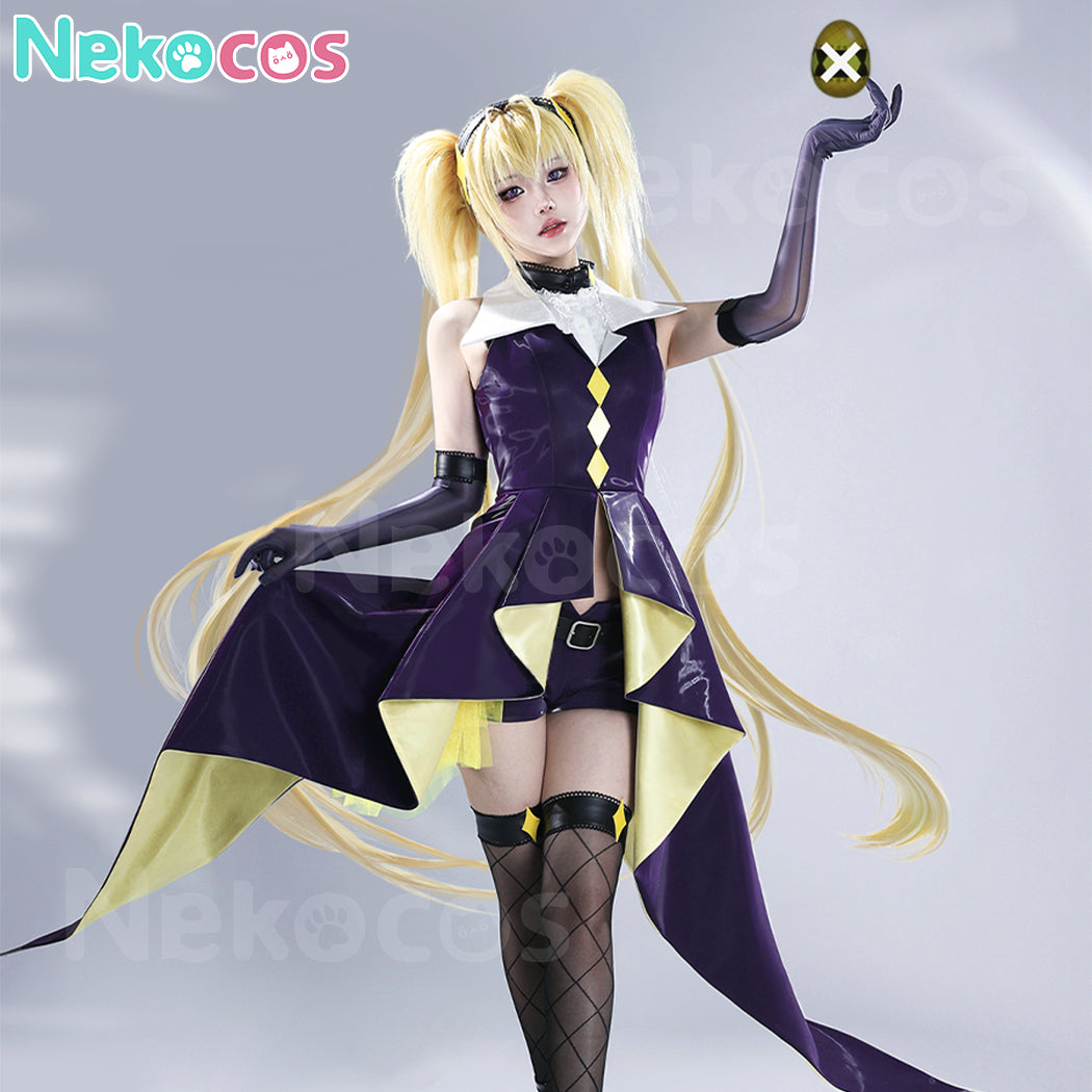 【Nekocos】Anime Shugo Chara! Cosplay Dark Jewel Cosplay Costume Premium Edition | Custom-Tailor