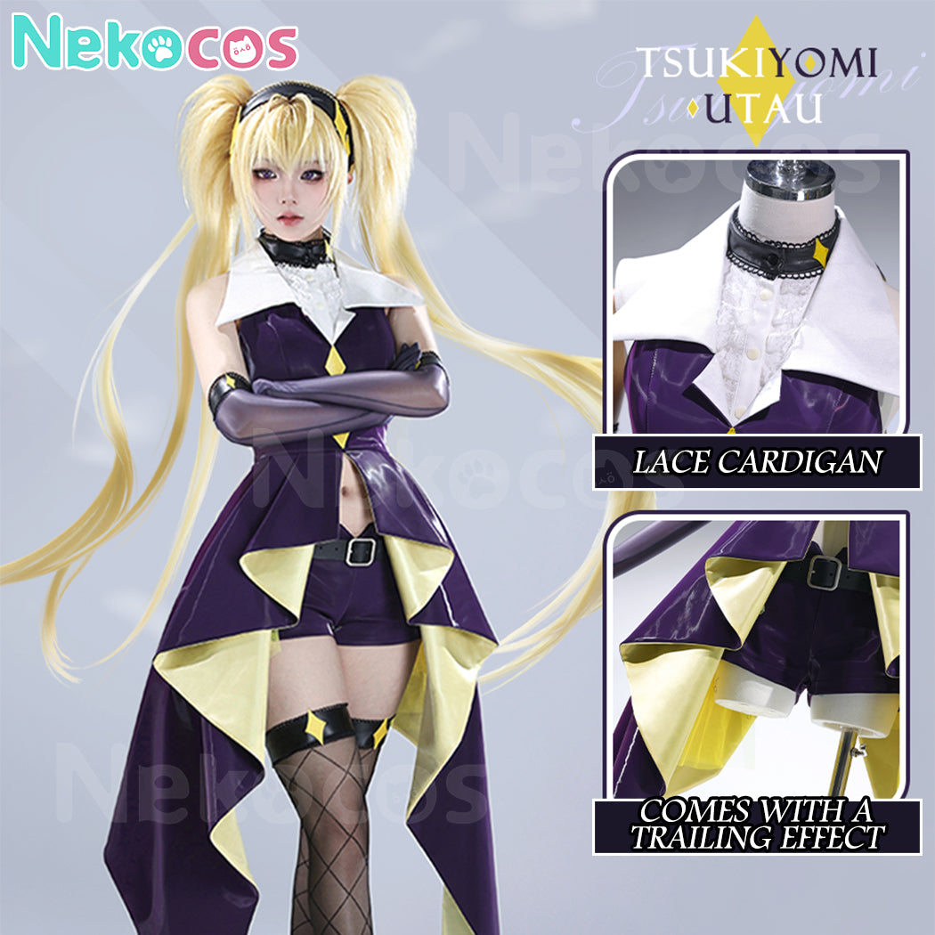 【Nekocos】Anime Shugo Chara! Cosplay Dark Jewel Cosplay Costume Premium Edition | Custom-Tailor