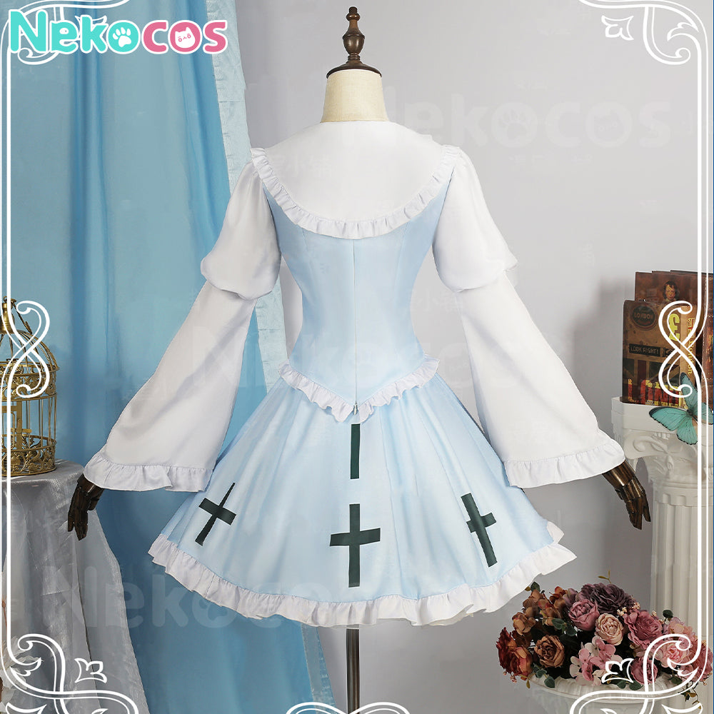 【Nekocos】Anime Shugo Chara! Cosplay Tsukiyomi Utau Mint green Cosplay Costume | In Stock