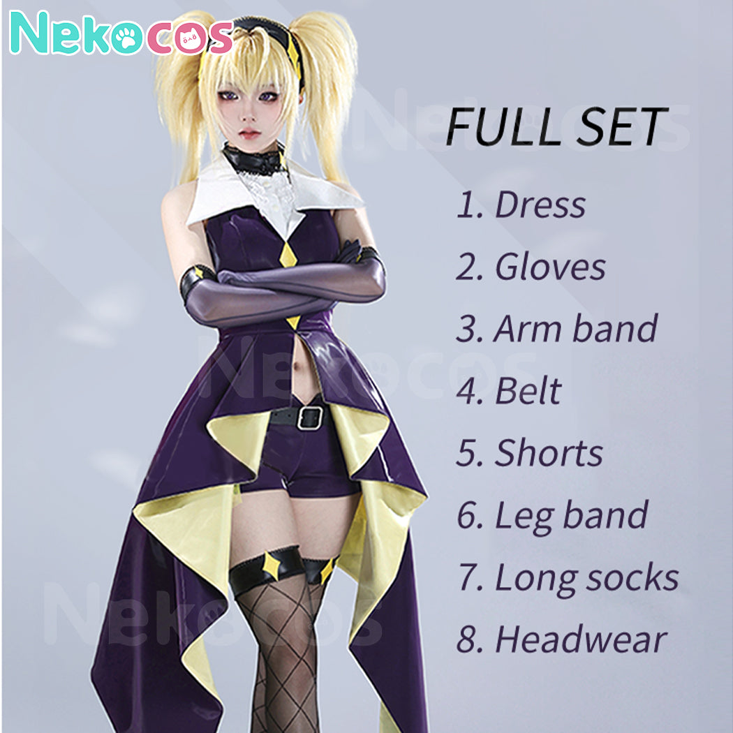 【Nekocos】Anime Shugo Chara! Cosplay Dark Jewel Cosplay Costume Premium Edition | Custom-Tailor