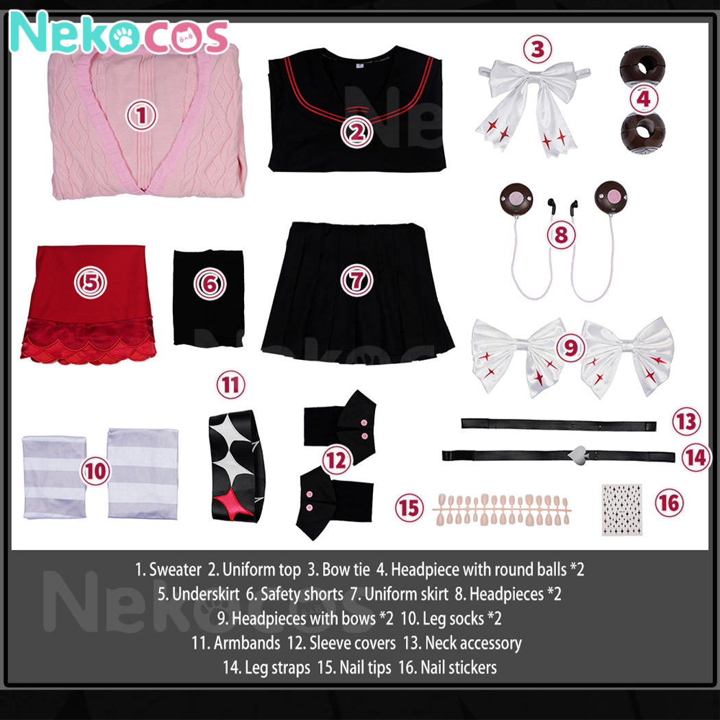 【Nekocos】Game Zenless Zone Zero Cosplay Ukinami Yuzuha Cosplay Costume | In Stock