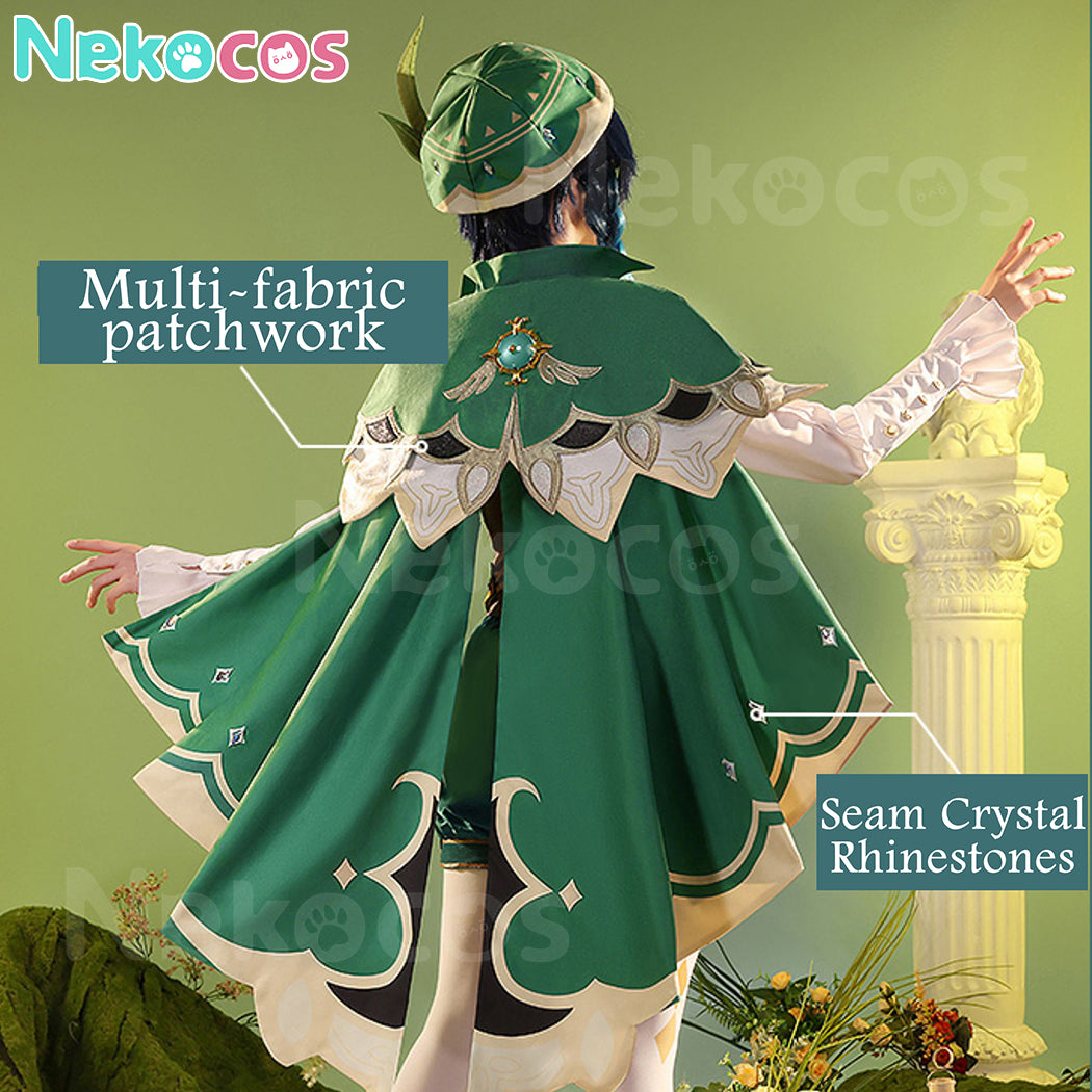 【Nekocos】Game Genshin Impact Cosplay Venti CosplayCostume Premium Edition | In Stock