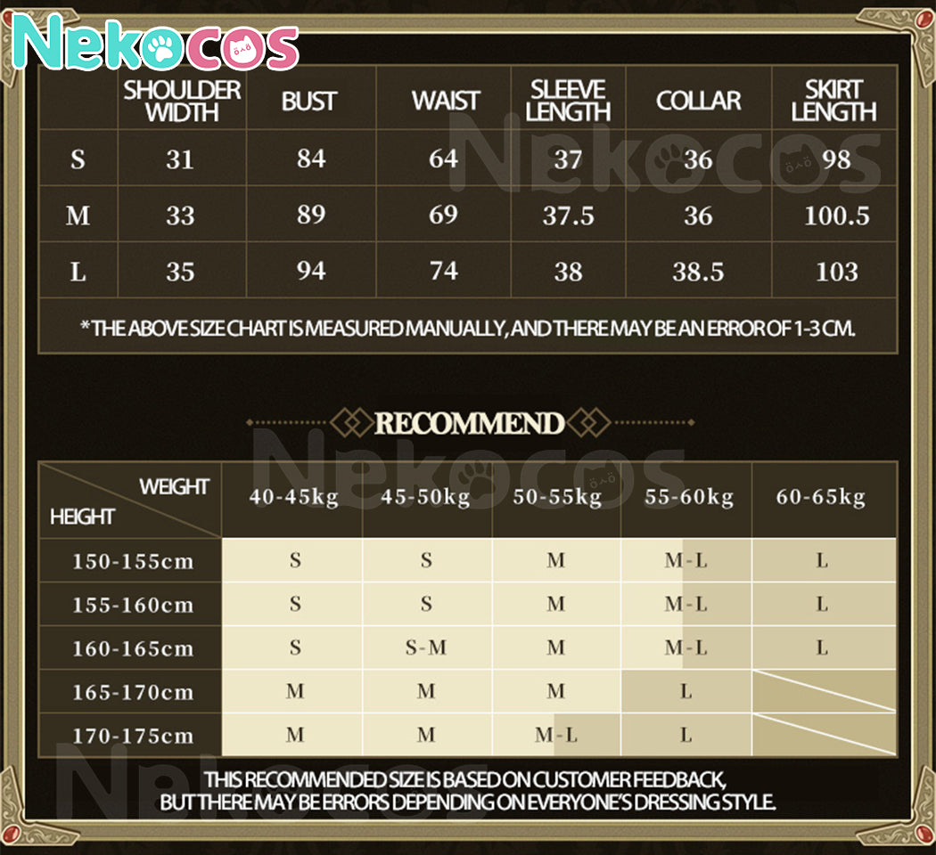 【Nekocos】Game Identity Ⅴ Cosplay Dove-like Judith Cosplay Costume Premium Edition | In Stock