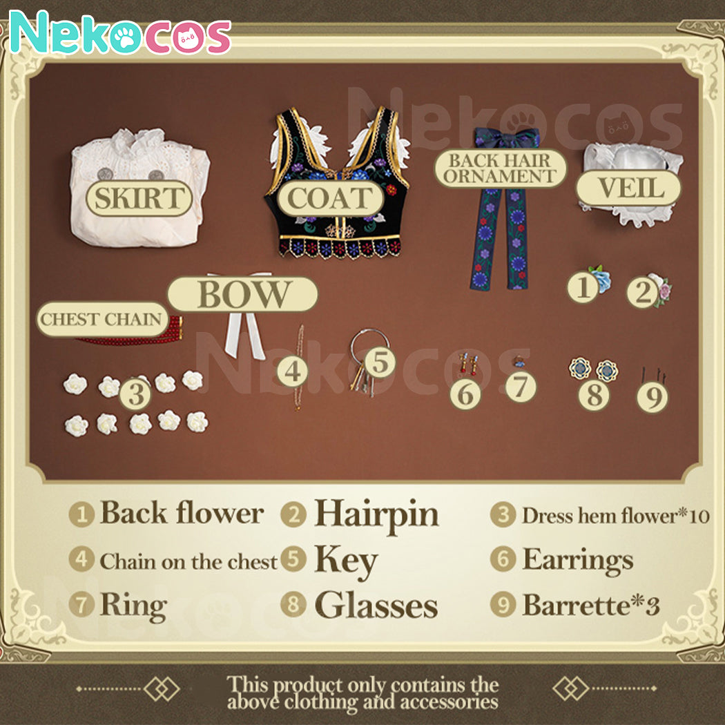 【Nekocos】Game Identity Ⅴ Cosplay Dove-like Judith Cosplay Costume Premium Edition | In Stock