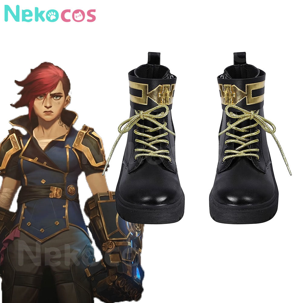 Game League of Legends Arcane 2 Cosplay Vi Cosplay Shoes