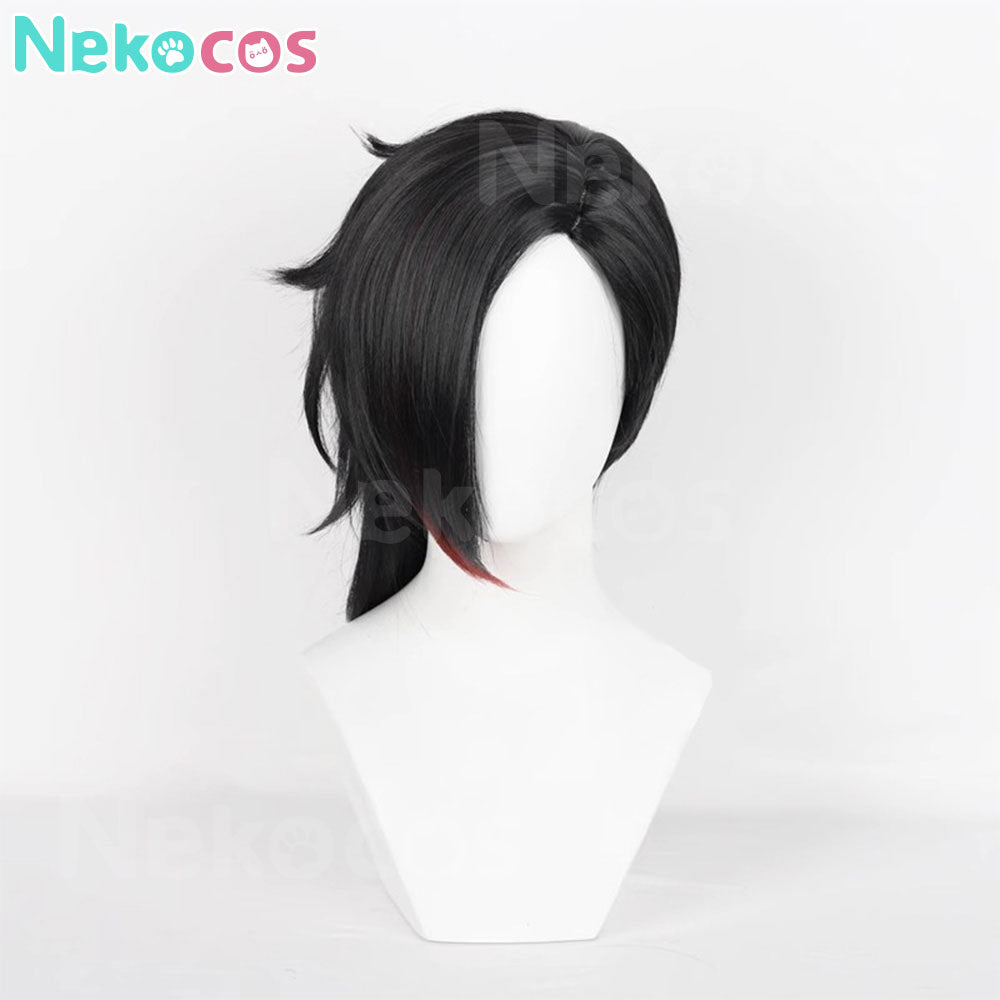 【Nekocos】Game League of Legends Arcane 2 Cosplay Vi Black Cosplay Wig | In Stock