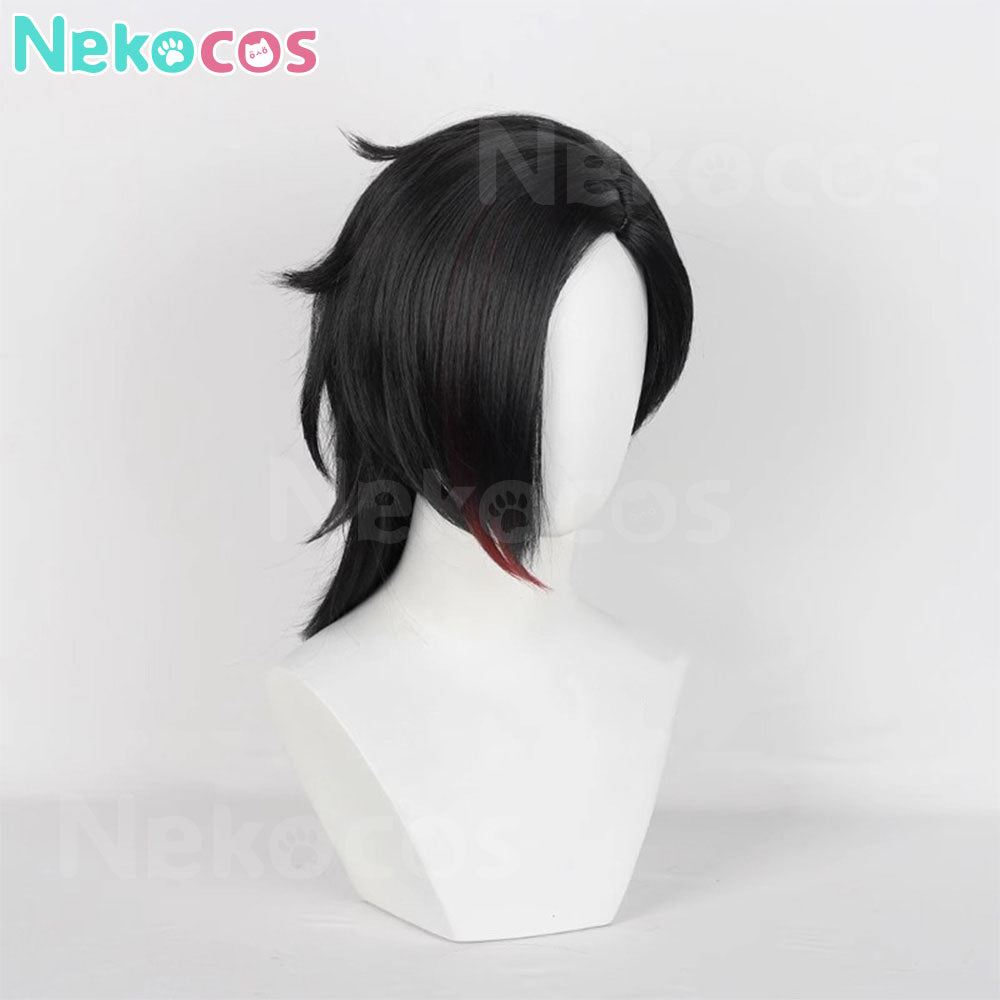 【Nekocos】Game League of Legends Arcane 2 Cosplay Vi Black Cosplay Wig | In Stock