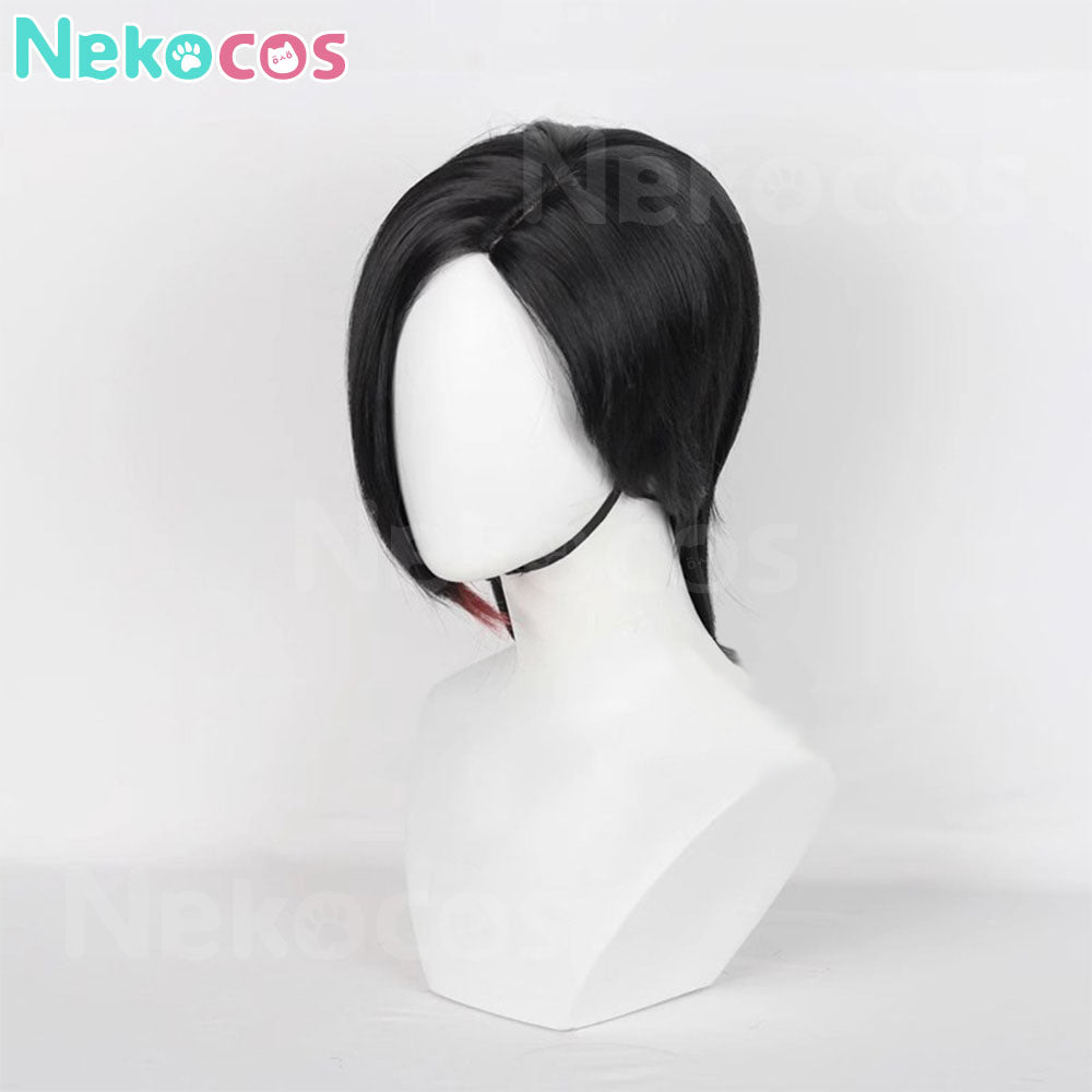 【Nekocos】Game League of Legends Arcane 2 Cosplay Vi Black Cosplay Wig | In Stock