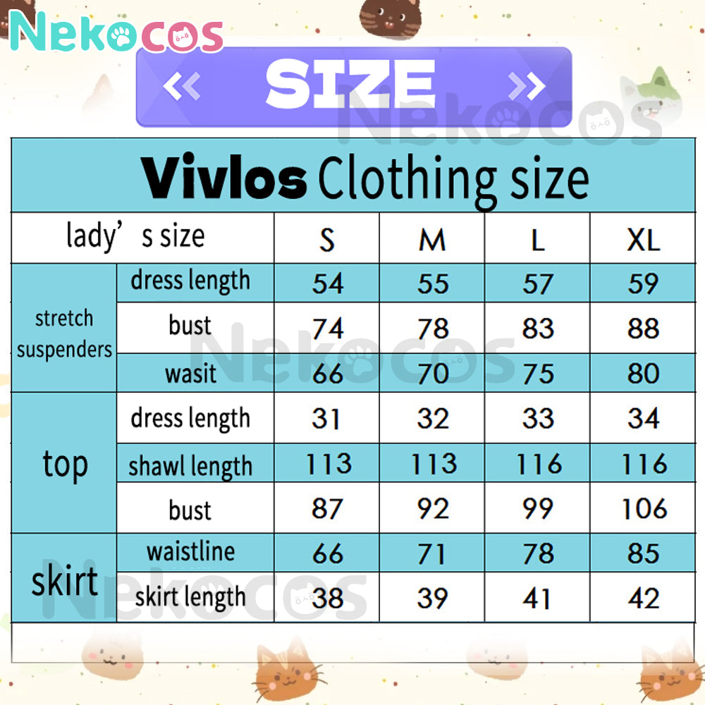 【Nekocos】Game Uma Musume Pretty Derby Cosplay Vivlos Cosplay Costume | Custom-Tailor