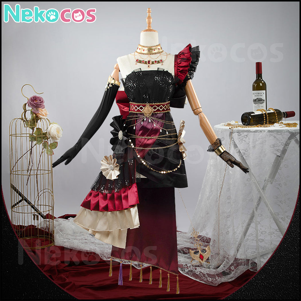 【Nekocos】Game Uma Musume Pretty Derby Cosplay Arc de Triomphe Dress Gold Ship Cosplay Costume | Custom-Tailor