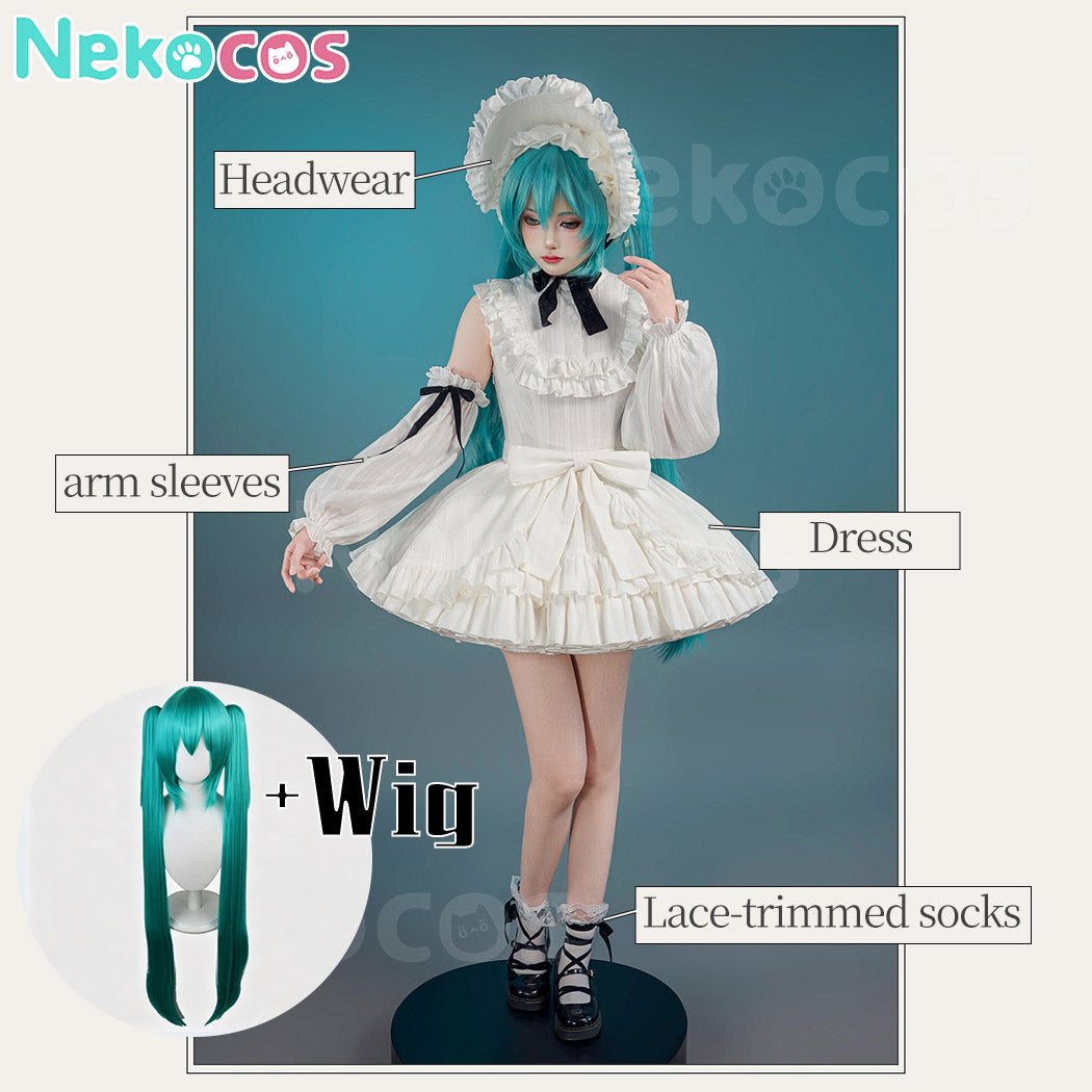 【Nekocos】Vocaloid Cosplay Hatsune Vintage Doll Cosplay Costume