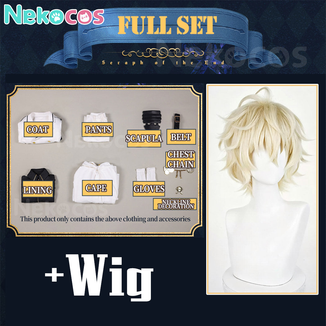 【Nekocos】Anime Cosplay Mikaela Hyakuya Cosplay Costume Premium Edition