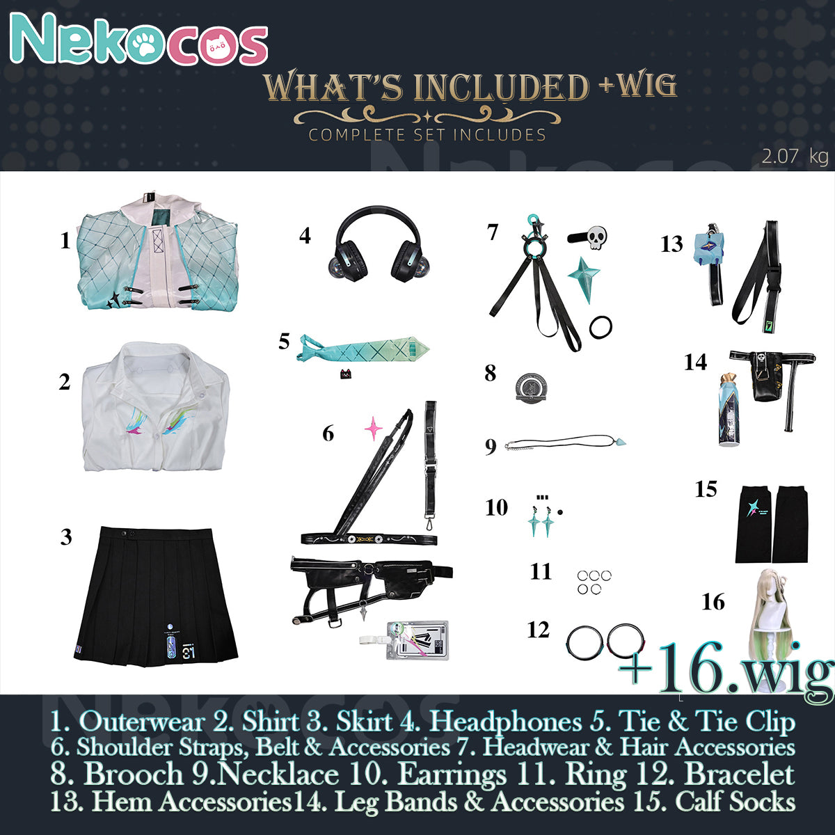 【Nekocos】Game Wuthering Waves Cosplay Lynae Cosplay Costume | Custom-Tailor