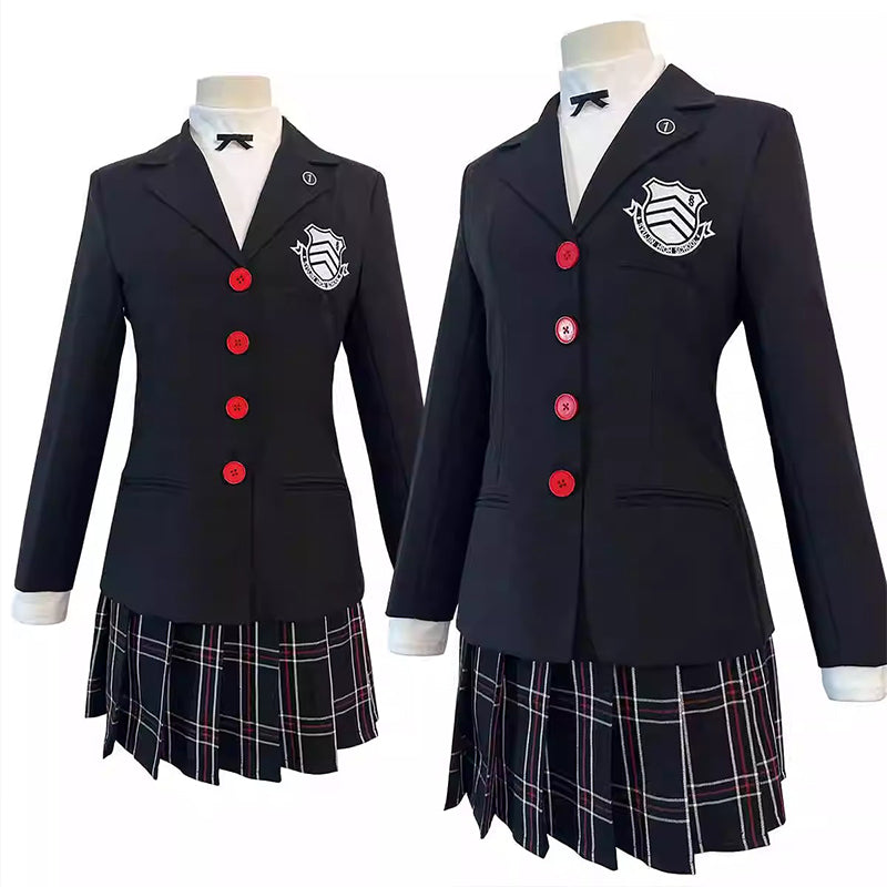 【Nekocos】Game Persona 5 Cosplay Kasumi Yoshizawa Shujin Academy Cosplay Costume | In Stock