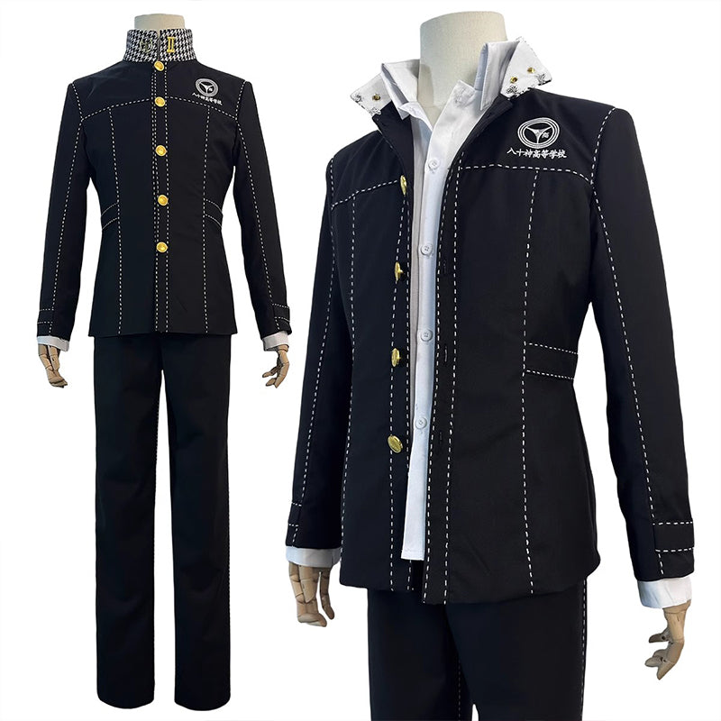 【Nekocos】Game Persona 4 Cosplay Yu Narukami Yasogami Campus Cosplay Costume | In Stock