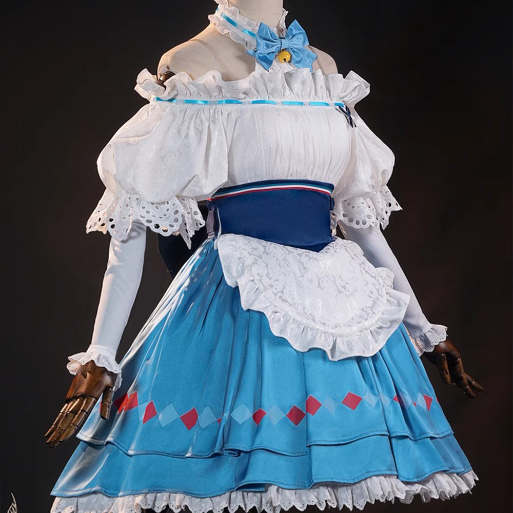 【Nekocos】Game Arknights Cosplay Eyjafjalla the Hvít Aska Cosplay Costume | Custom-Tailor