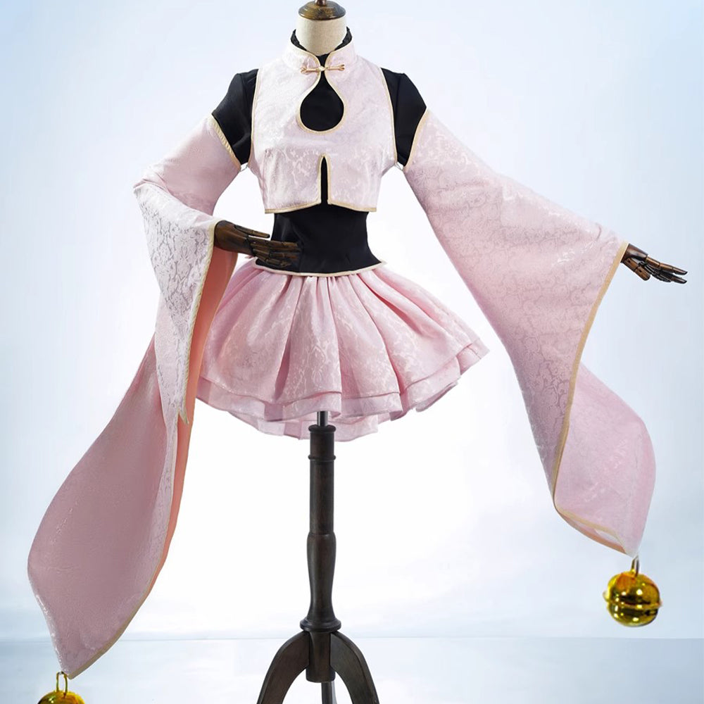 【Auf Lager】Anime Card Captor Sakura Cosplay Kinomoto Sakura Taoist Cosplay Kostüm