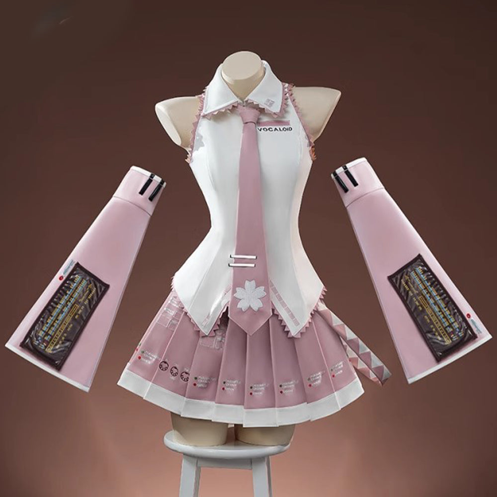 【Nekocos】Vocaloid Hatsune Miku Cosplay Pink Miku Cosplay Costume Premium Edition | Pre-Sale