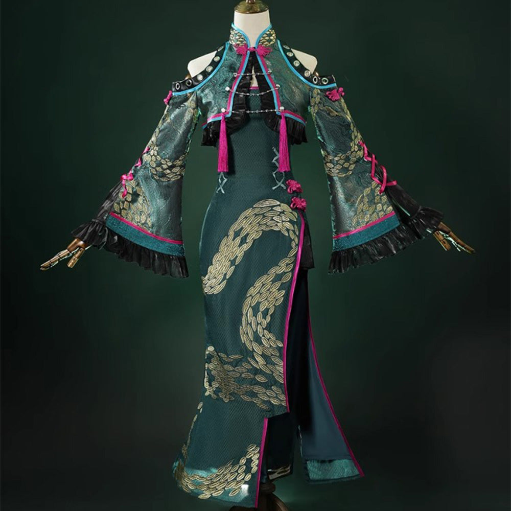 【Nekocos】Vocaloid Hatsune Miku Cosplay Chinese cheongsam Cosplay Costume Premium Edition | Pre-Sale