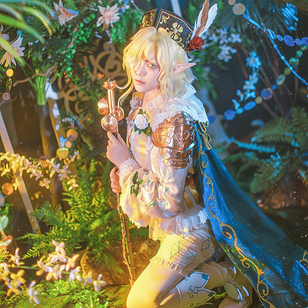 【Nekocos】Game Identity V Cosplay Grave Keeper Half-Elf Knight Cosplay Costume | Custom-Tailor