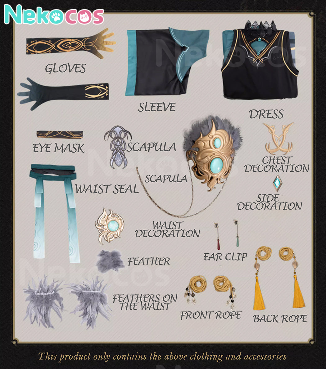 【Nekocos】Game Genshin Impact Cosplay Xiao Cosplay Costume Premium Edition | In Stock