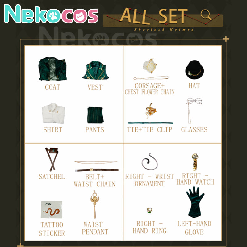 【Nekocos】Game Identity V Cosplay Knight - Art Dealer Cosplay Costume Premium Edition