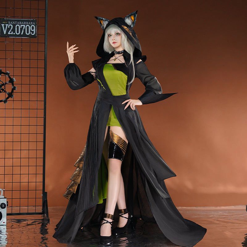 【Nekocos】Game Arknights Cosplay Kal'tsit Cosplay Costume Premium Edition