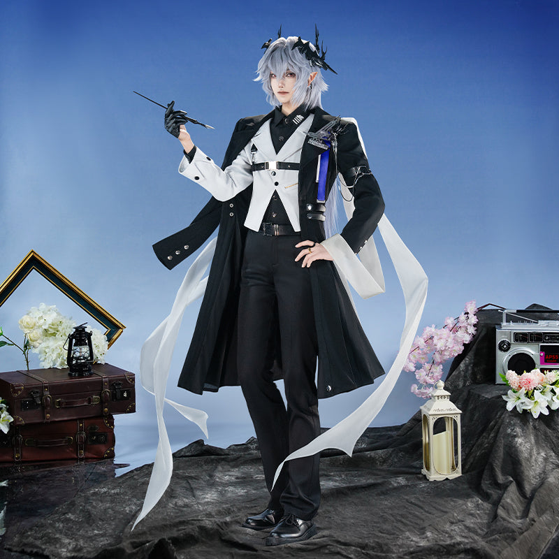 【Nekocos】Game Arknights Cosplay Ambience Synesthesia Logos Cosplay Costume Premium Edition | In Stock