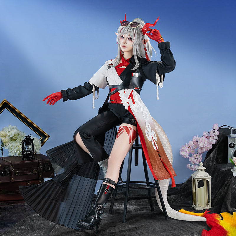【Nekocos】Game Arknights Cosplay Nian Cosplay Costume Premium Edition | In Stock