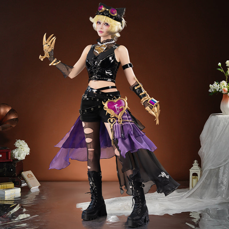 ゲーム Identity V コスプレ トレイシー・レズニック メカニック ロック コア コスプレ衣装 プレミアムエディション