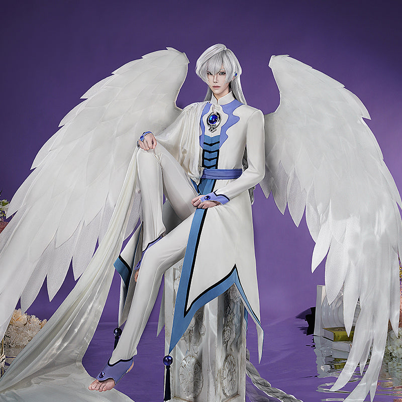 【Nekocos】Anime Cardcaptor Sakura Cosplay Yue Cosplay Costume Premium Edition(Does not include wings) | In Stock
