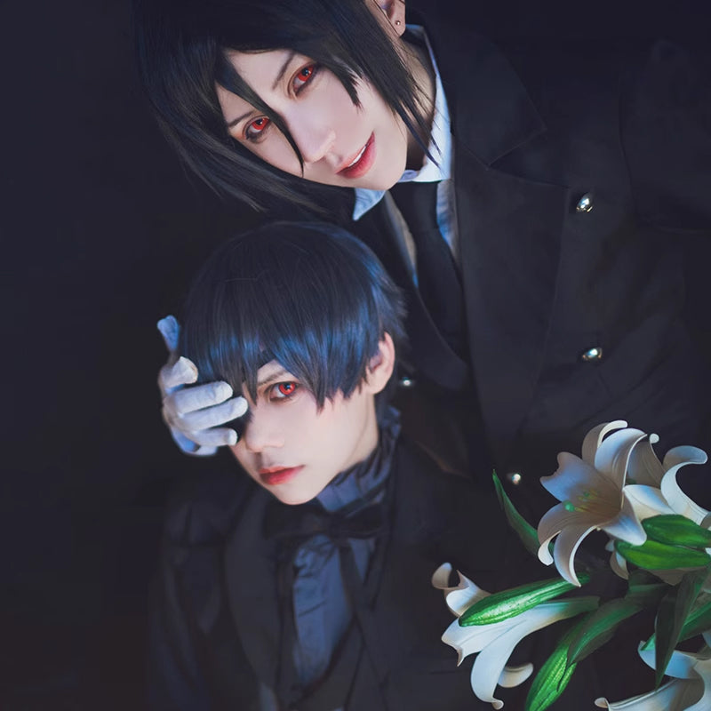 【Nekocos】Anime Black Butler Cosplay Lady Ciel Phantomhive Devil costume | In Stock