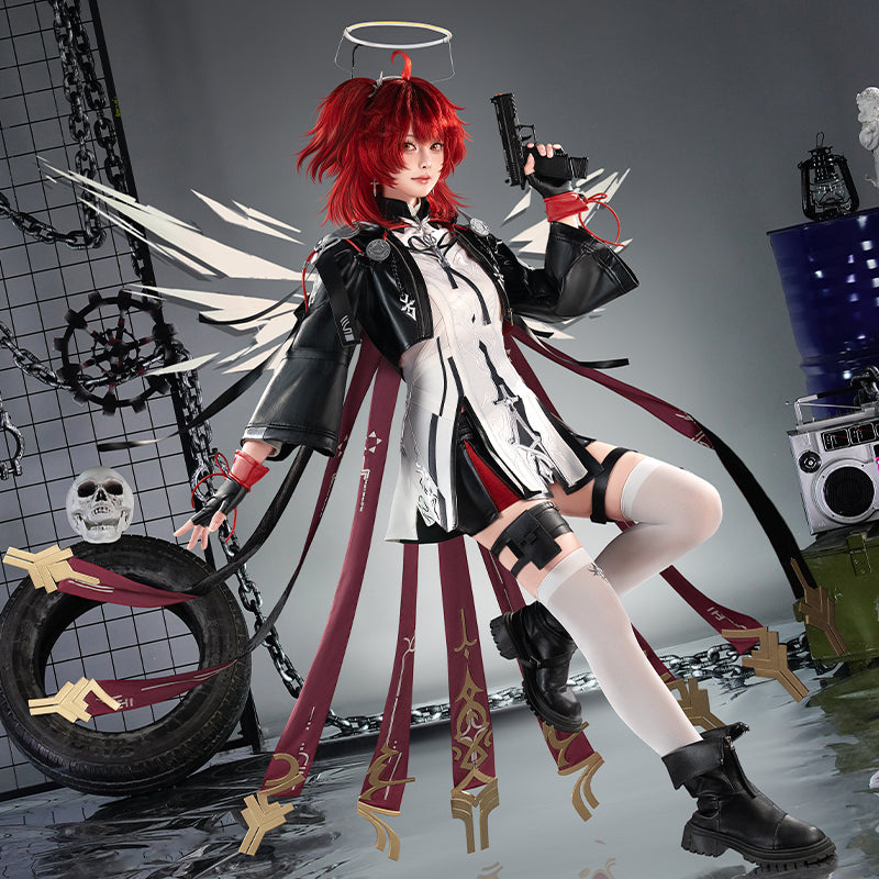【Nekocos】Game Arknights Cosplay Exusiai Cosplay Costume Premium Edition | In Stock