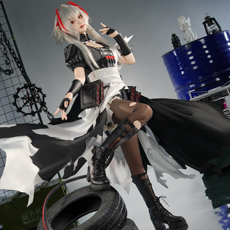 【Nekocos】Game Arknights Cosplay Wiš'adel Cosplay Costume Premium Edition | In Stock