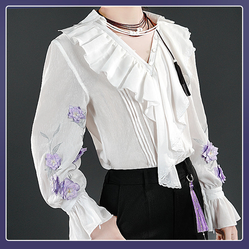【Nekocos】Game Love and Deepspace Cosplay Xavier Complete set of shirts Cosplay Costume | Pre-Sale