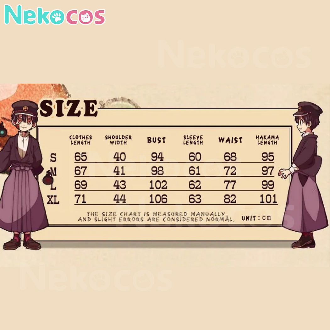 【Nekocos】Anime Toilet Bound Cosplay Hanako Kun Yugi Tsukasa Kimono Fullset Cosplay Costume | In Stock