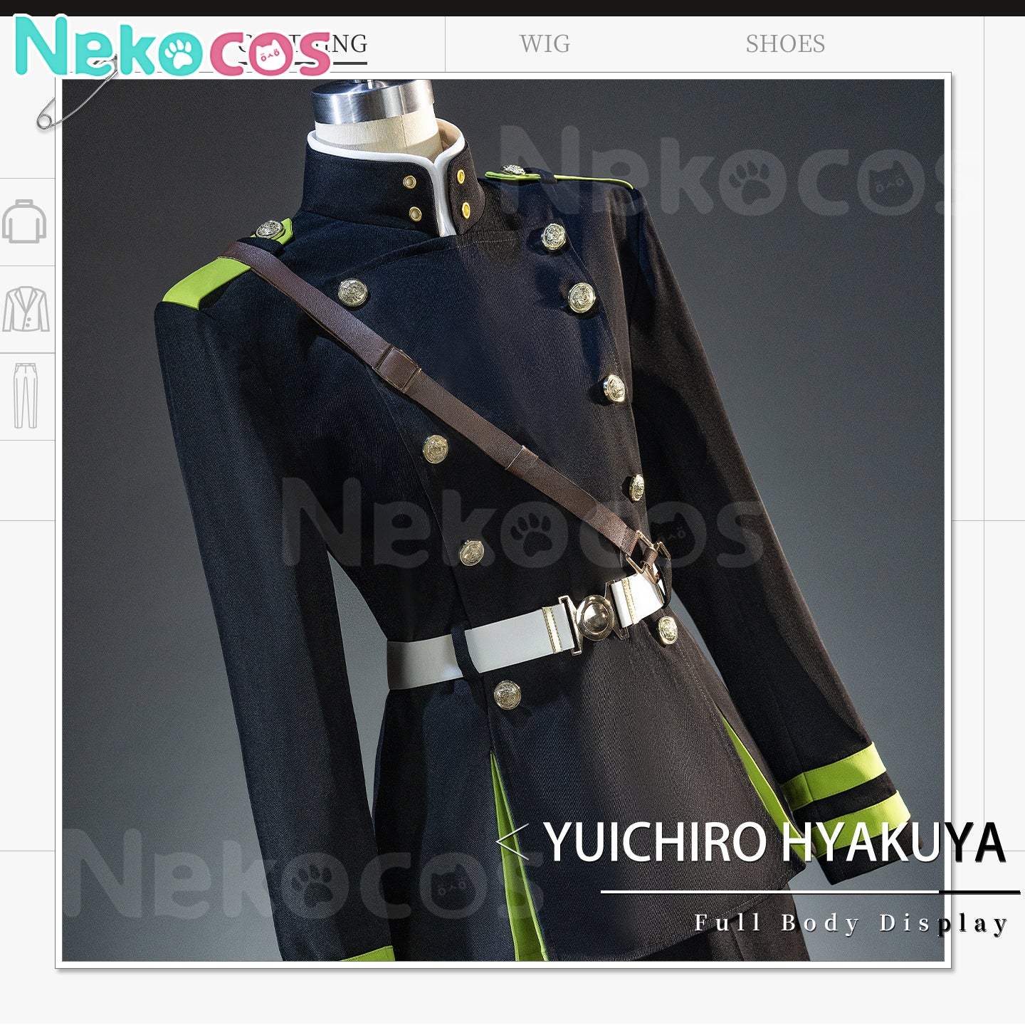 【Nekocos】Anime Seraph of the End Cosplay Yuichiro Hyakuya Cosplay Costume | Custom-Tailor