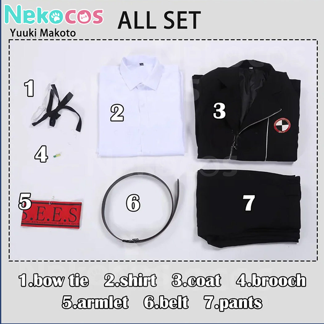 【Nekocos】Game Persona 5 Cosplay Yūki Makoto Gekkoukan High School Cosplay Costume | In Stock