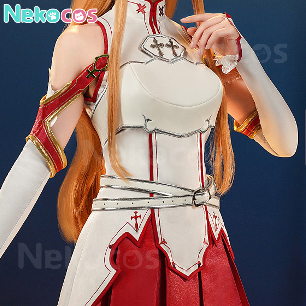 【Nekocos】Anime Sword Art Online Cosplay Yuuki Asuna Cosplay Costume | In Stock