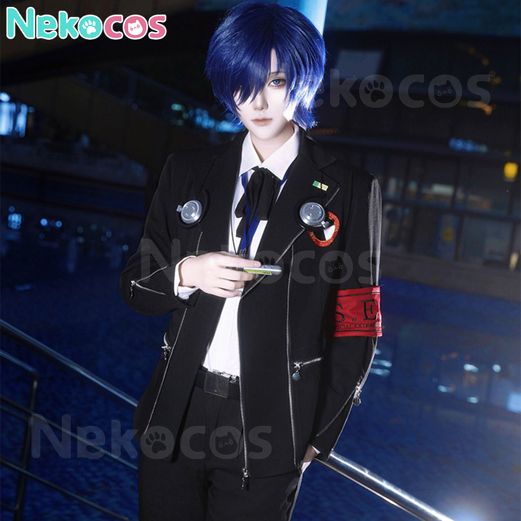 【Nekocos】Game Persona Cosplay Makoto Yuki Battle Suit Cosplay Costume | In Stock
