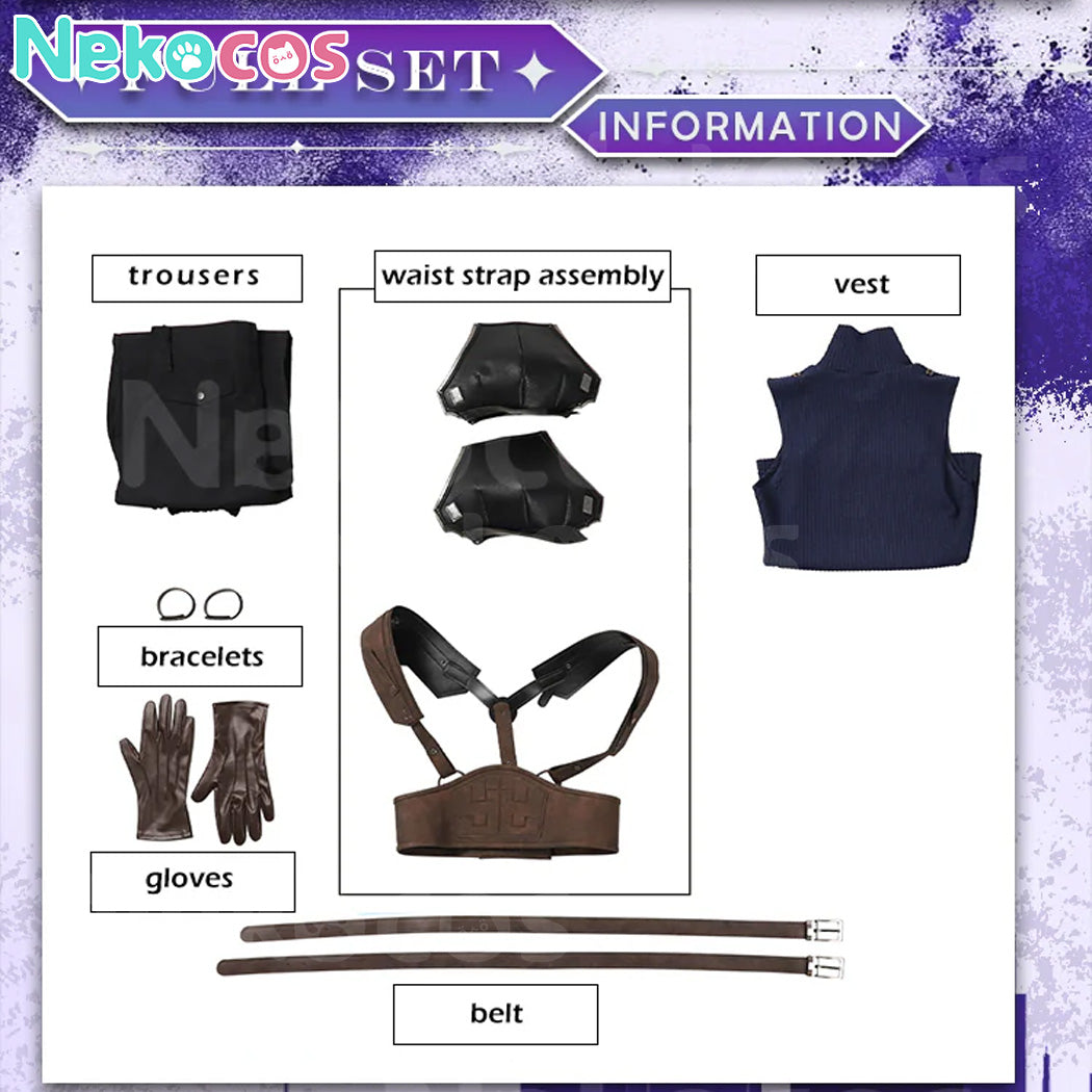 【Nekocos】Game Final Fantasy VII Cosplay Zack·Fair Cosplay Costume | Custom-Tailor
