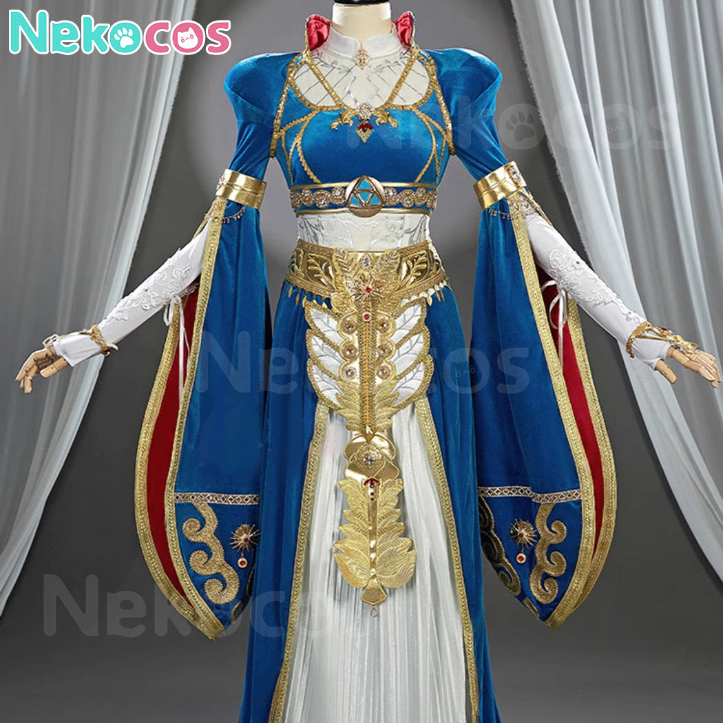 【Nekocos】Game The Legend of Zelda Cosplay Zelda Cosplay Costume Premium Edition | Custom-Tailor