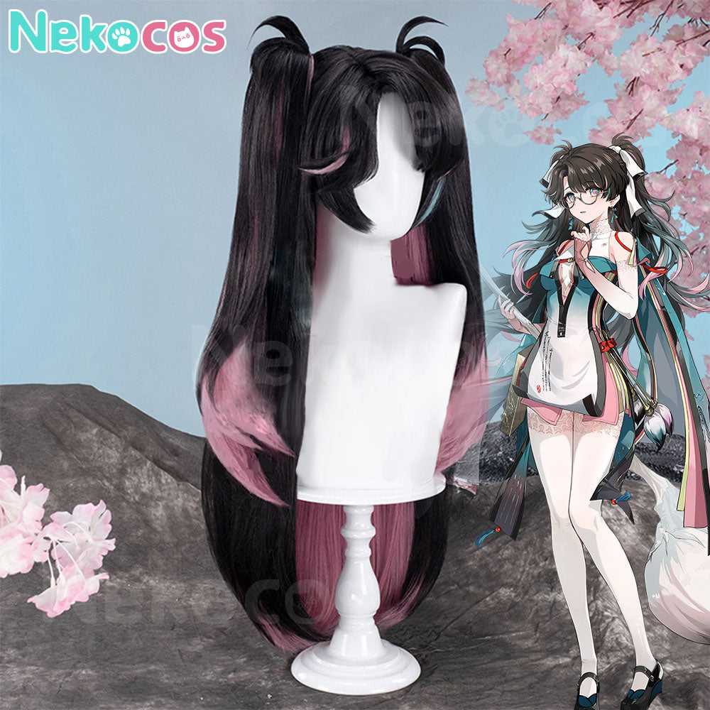 【Auf Lager】Spiel Wuthering Waves Cosplay Zhezhi Cosplay Perücke