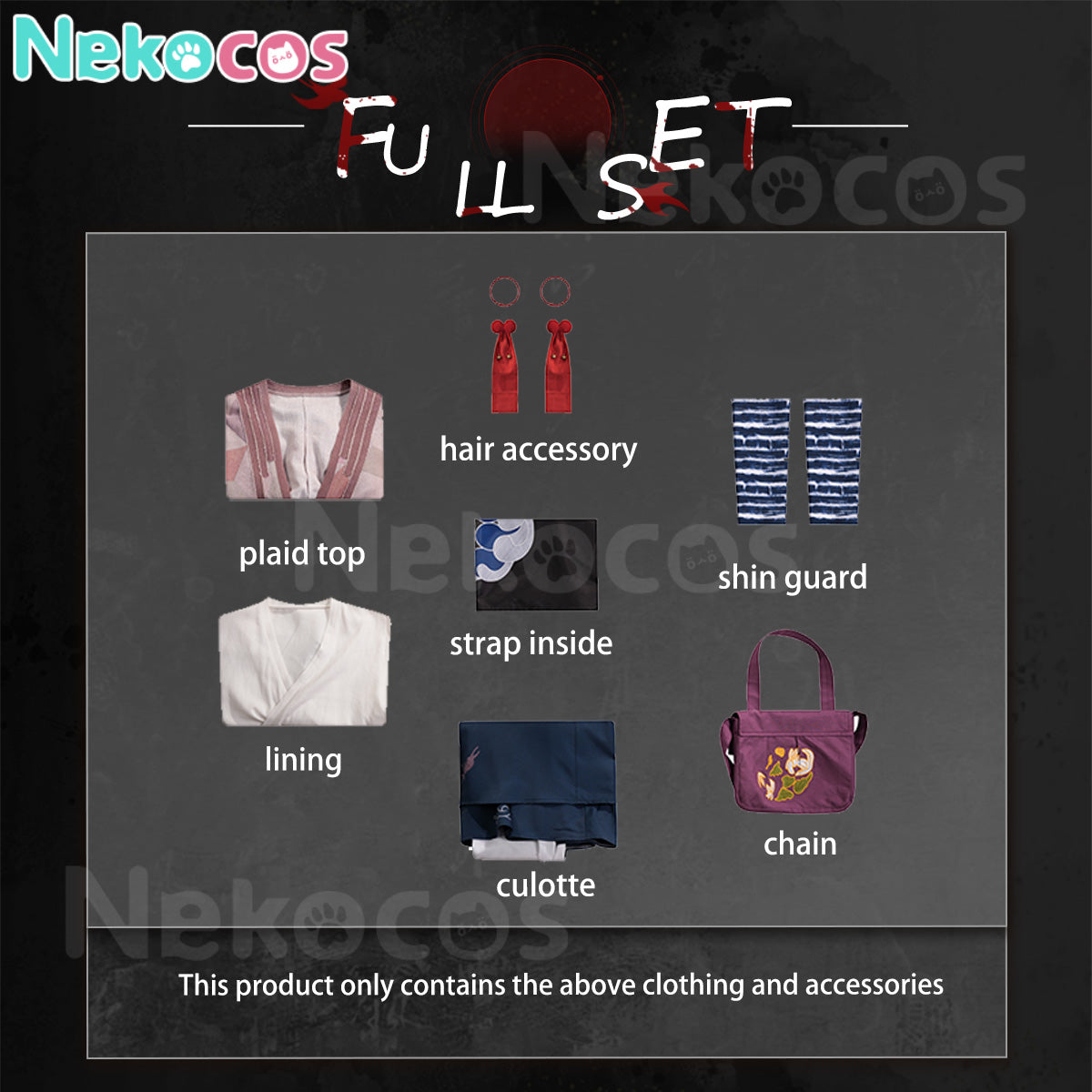 【Nekocos】Game Where Winds Meet Cosplay Zhou Hongxian Cosplay Costume | Custom-Tailor