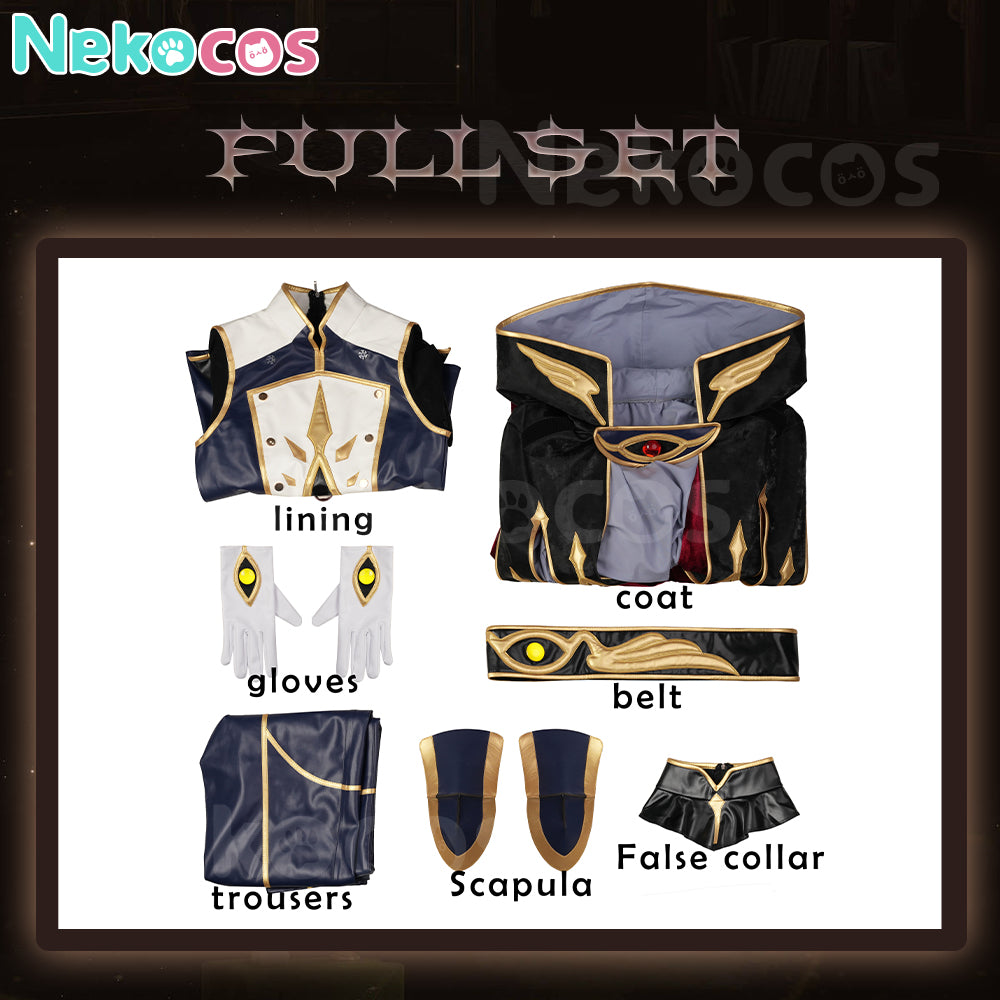 【Nekocos】Anime Code Geass Cosplay Knight of seven Cosplay Costume Premium Edition | Custom-Tailor