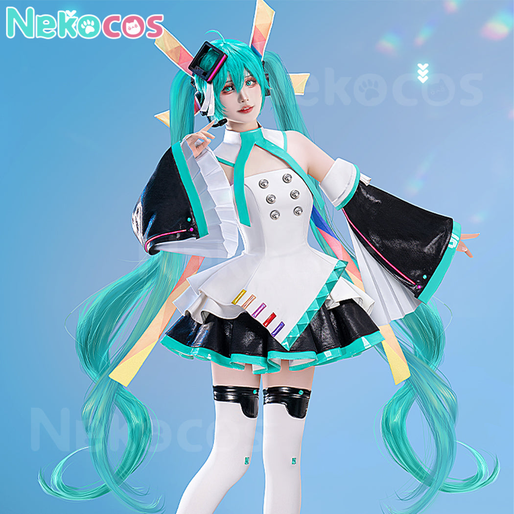 【Nekocos】Vocaloid Hatsune Miku Cosplay 10th Anniversary New Sound Miku Cosplay Costume | In Stock